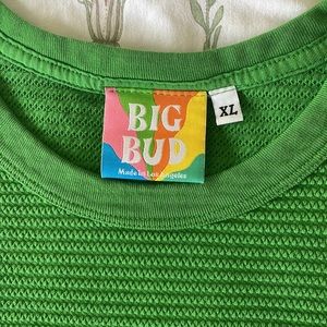 Big Bud Press green XL honeycomb crop